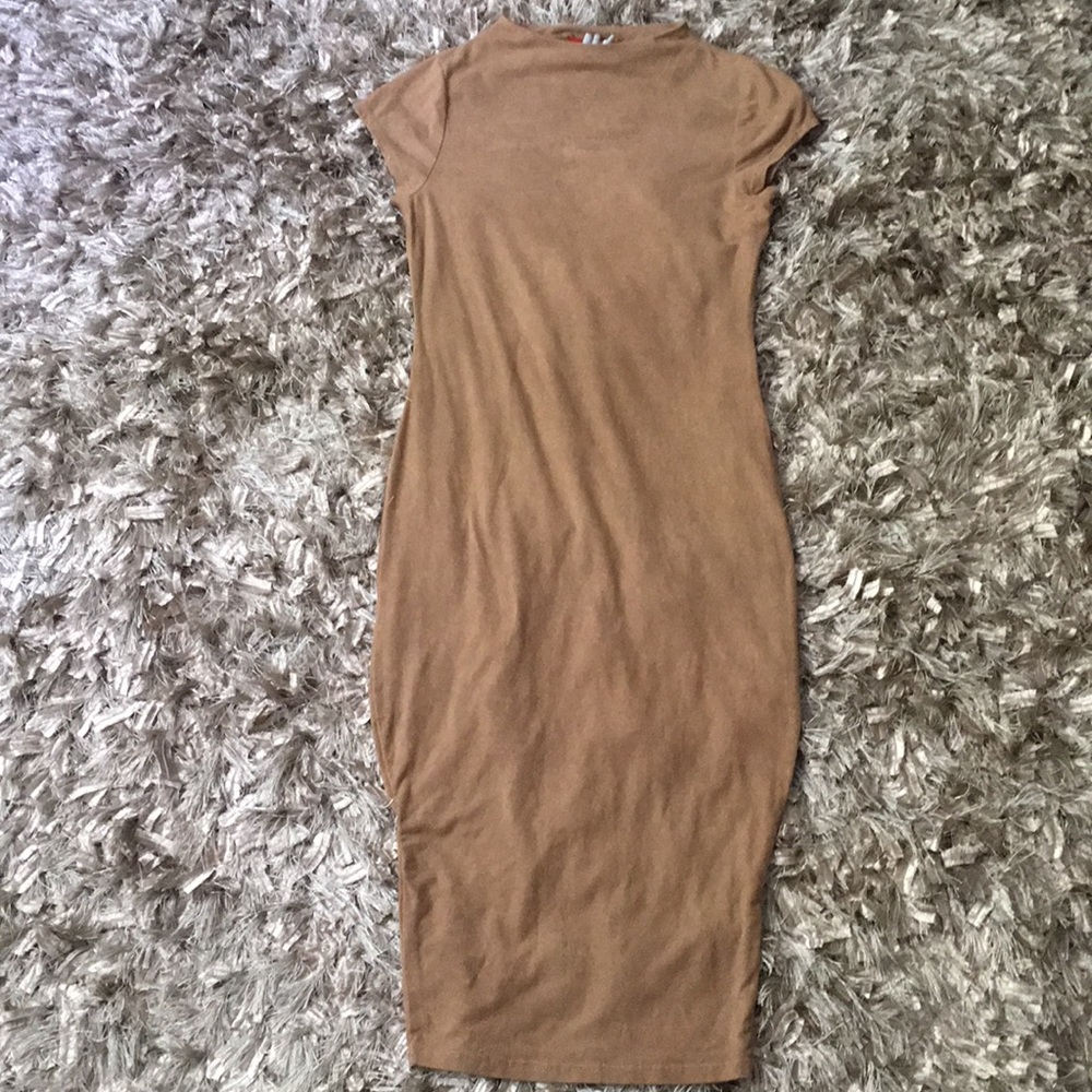 Akira size small suede brown dress